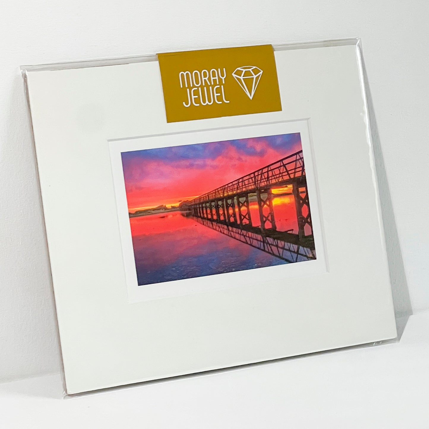 Fiery Morning Rise - Scottish Prints Ready to Frame- Premium Mounted Art