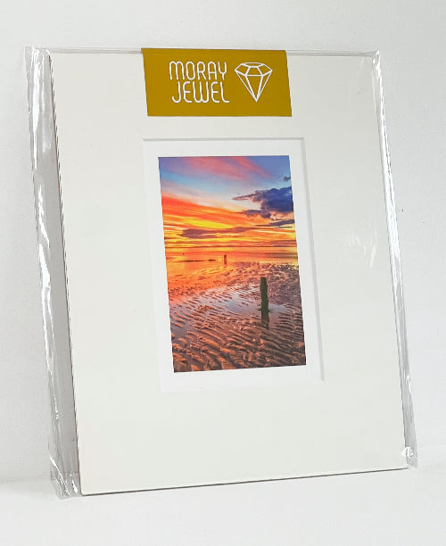 Skerries Sunset - Premium Scottish Landscape Print Mounted - Ready to be Framed