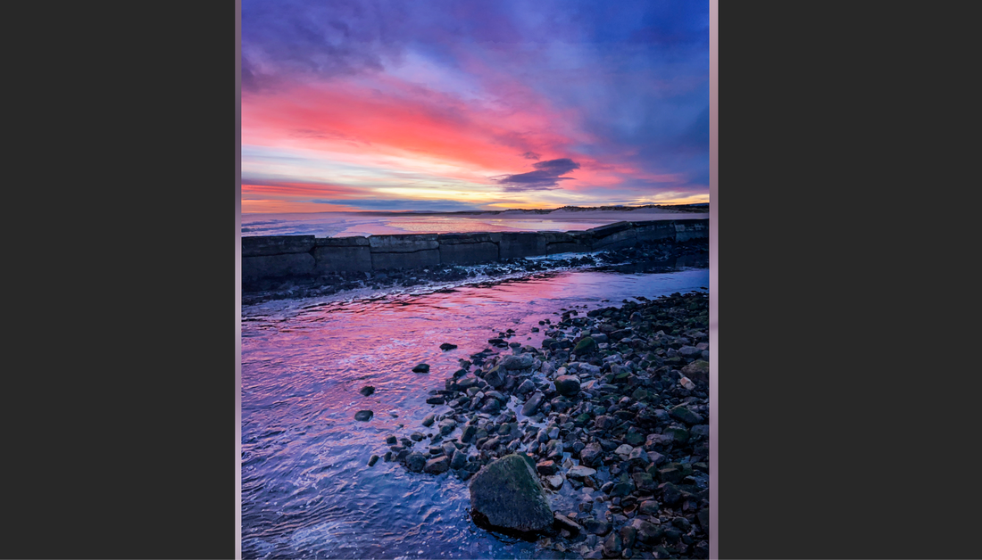 Liquid Dawn at the River's Mouth