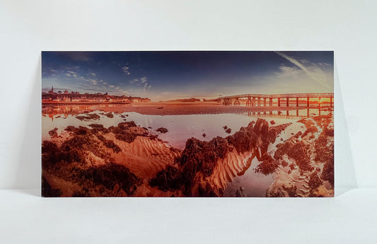 Low tide at the Estuary - Landscape Metal Photo Print - Scottish Wall Art