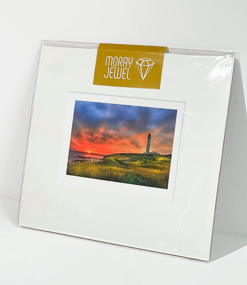 Covesea Lighthouse Sunrise - Premium Scottish Prints Ready to Frame