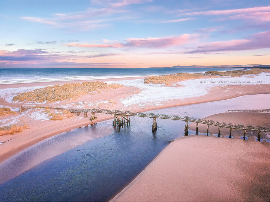 Lossiemouth Sunset From Sky
