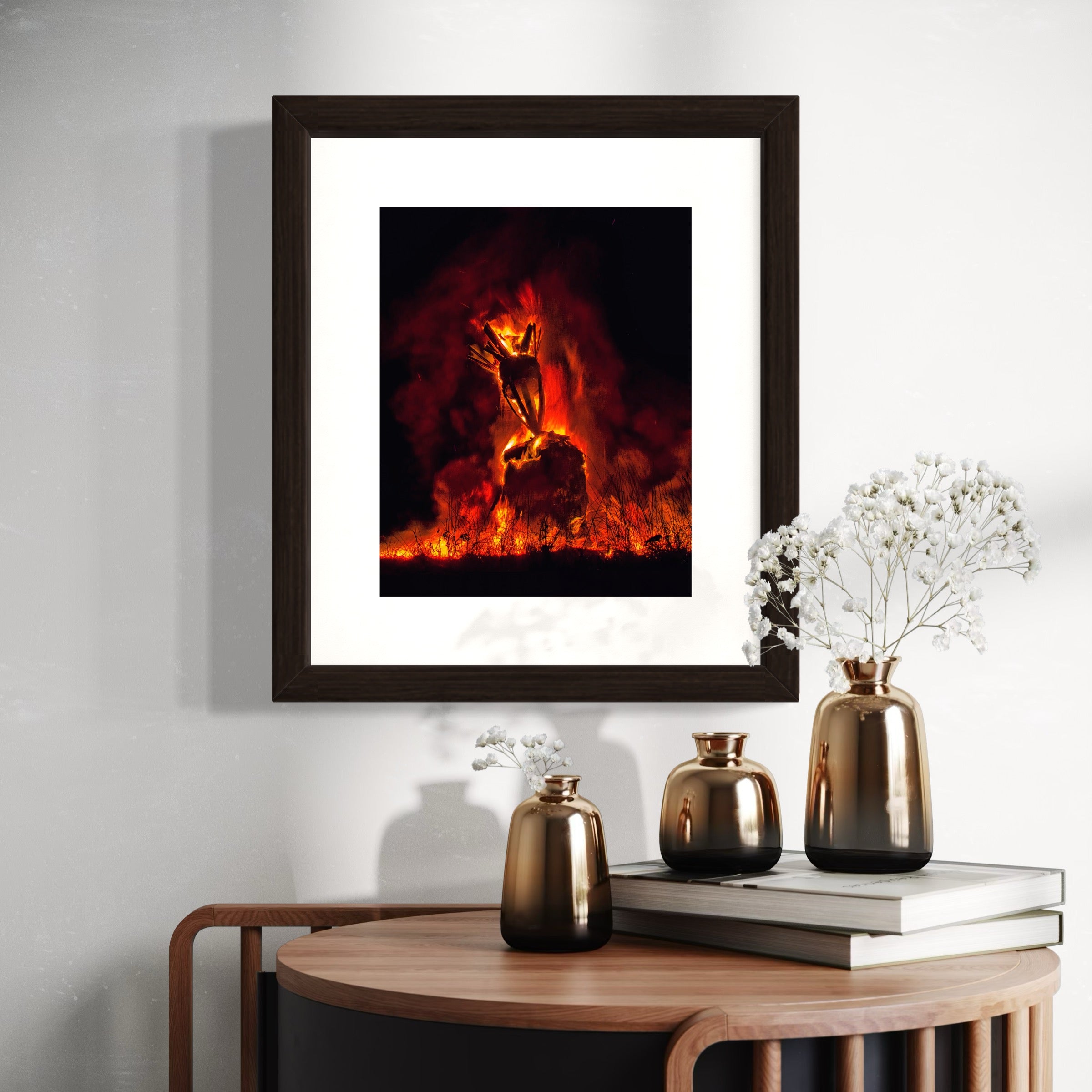 The Broch's Clavie New Year - Premium Scottish Prints Ready to Frame
