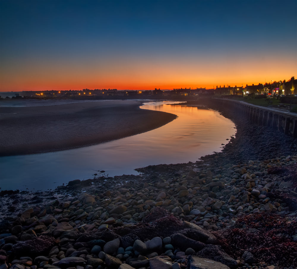 Estuary Sunset as a fine art print